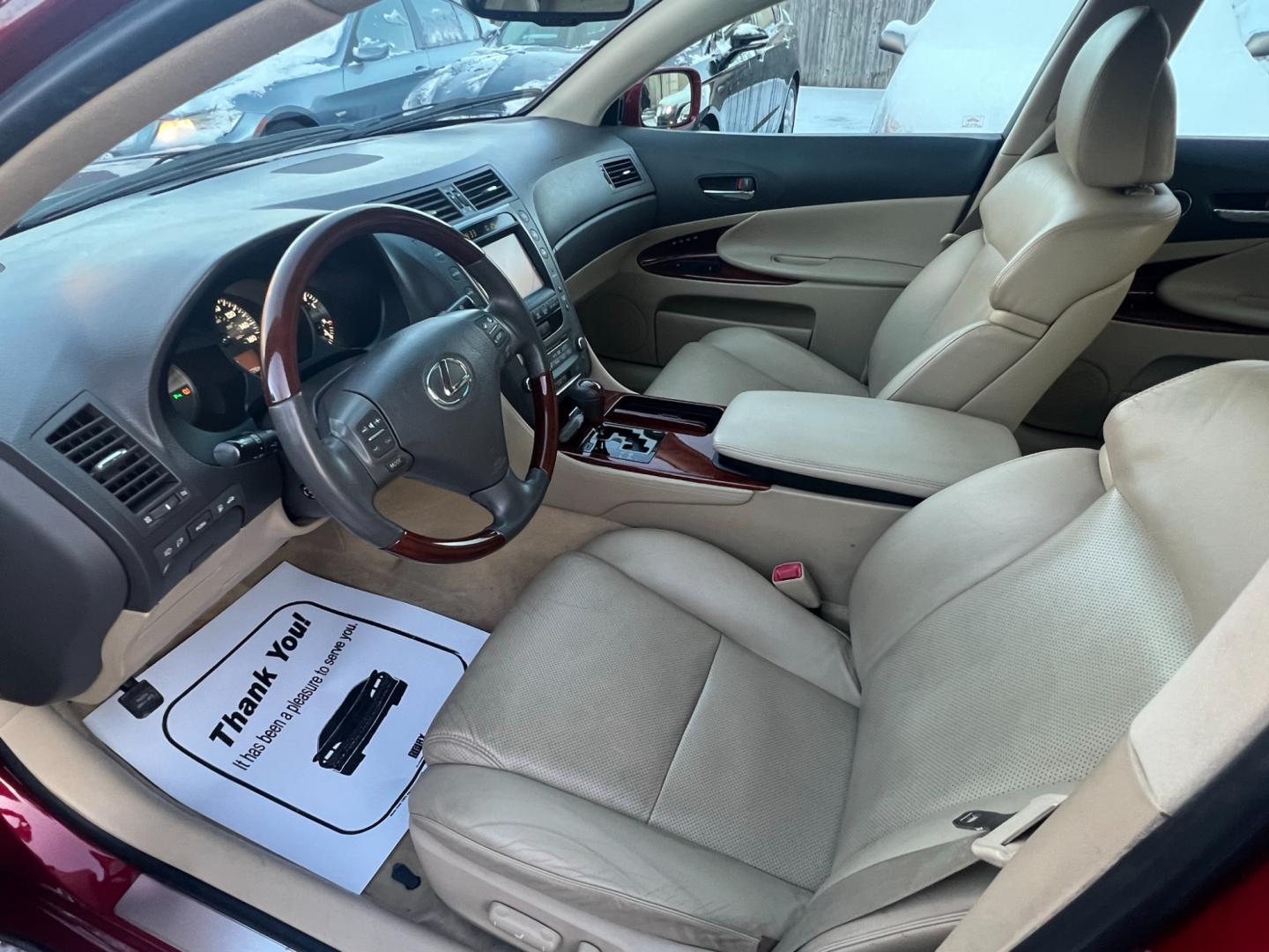 2006 Red /beige Lexus GS GS 300 AWD (JTHCH96S060) with an 3.0L V6 SOHC 24V engine, 6 SPEED AUTOMATIC Overdrive transmission, located at 1018 Brunswick Ave, Trenton, NJ, 08638, (609) 989-0900, 40.240086, -74.748085 - Photo#9